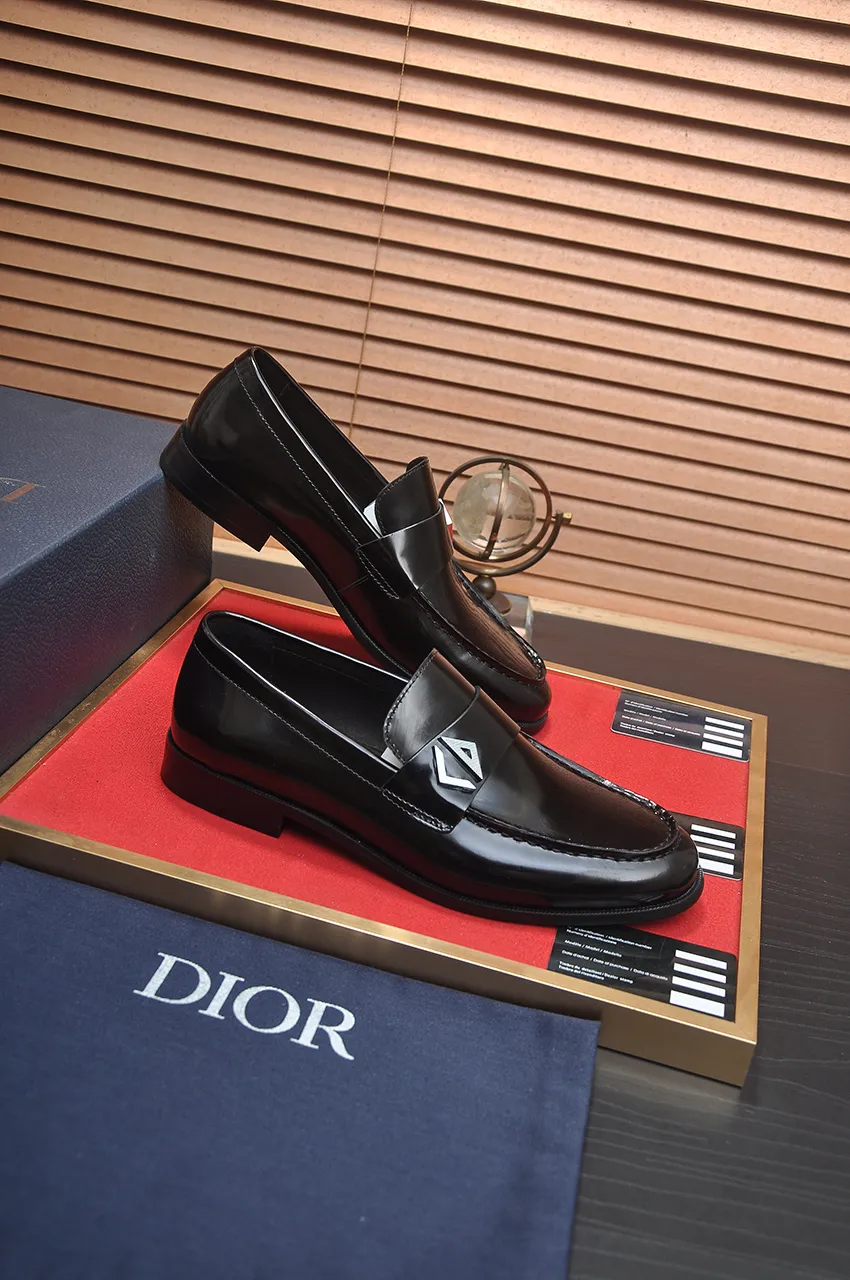 Men's shoes 💰580💶[Dior] (water-dyed cowhide lining) Dior original 1:1 high-quality factory, imported original materials, imported raw cowhide, water-dyed cowhide lining, original TPU outsole, code number: 39-44 (45 customized)
